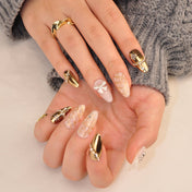 Frosted Gold Charm
