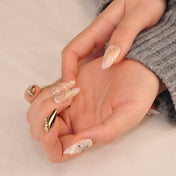 Frosted Gold Charm