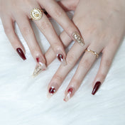 Burgundy & Gold