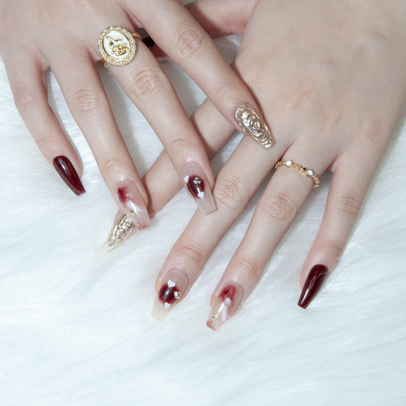 Burgundy & Gold