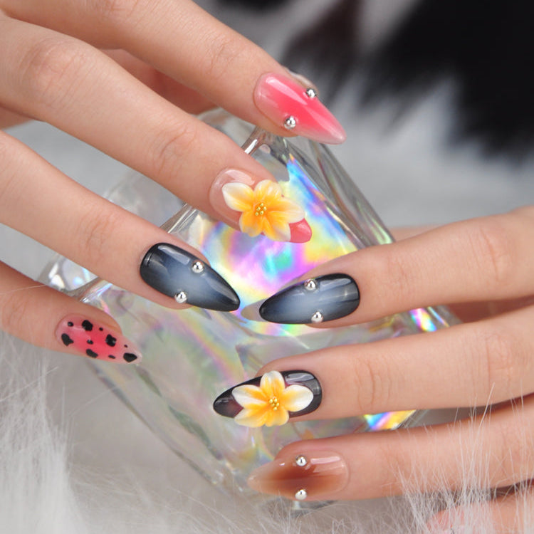 Floral Leopard